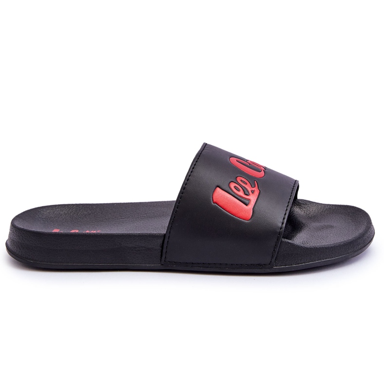 Men's Lightweight Lee Cooper LCW-23-42-1730 Black-Red Slippers
