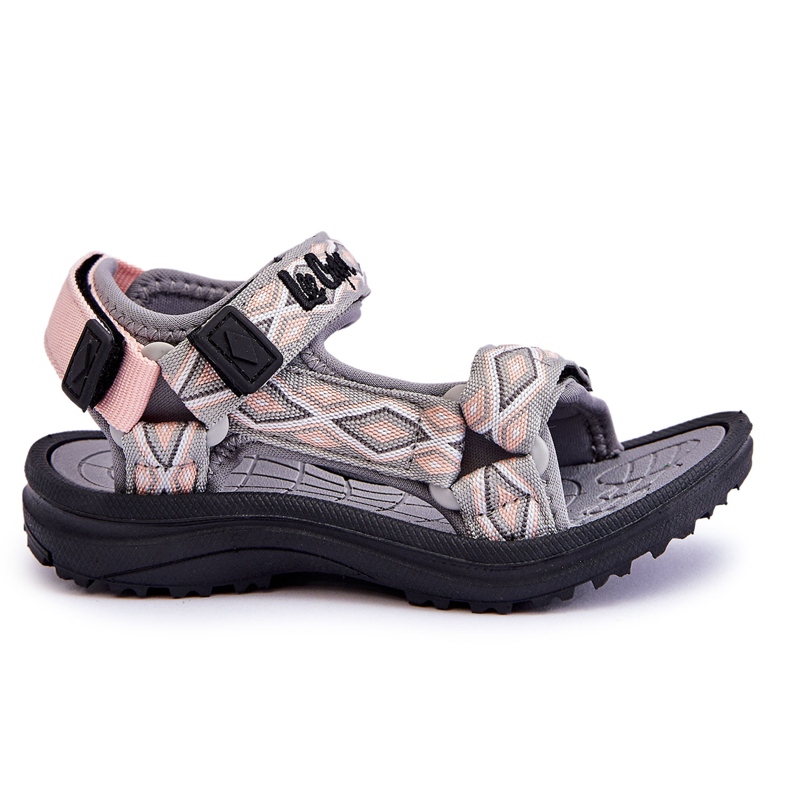 Lee Cooper Children's Sandals LCW-23-34-1681 Gray-Pink grey Lee Cooper Children's Sandals LCW-23-34-1681 Gray-Pink grey