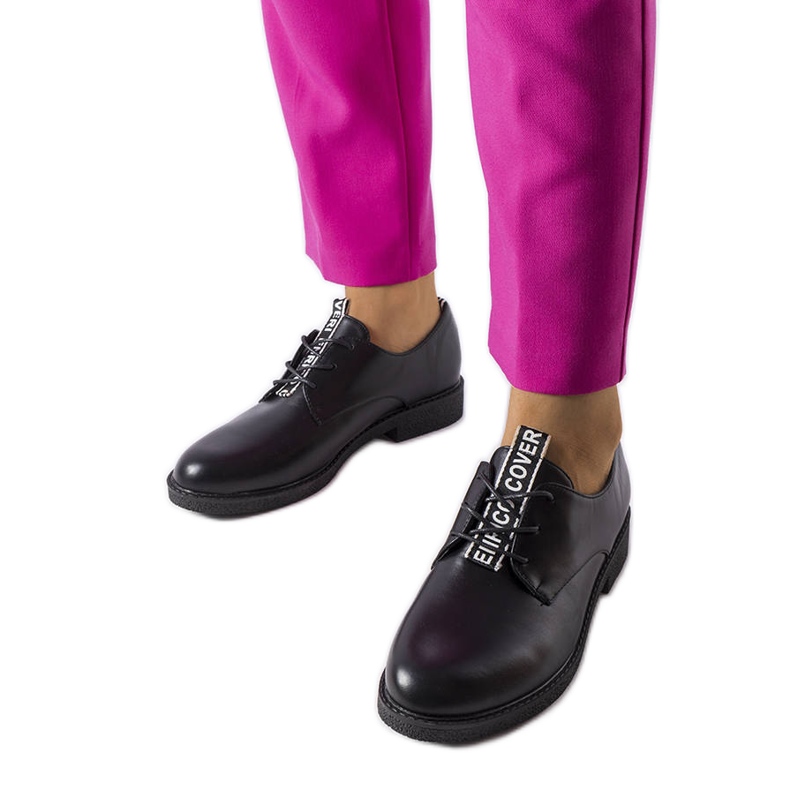 Black lace-up brogues from Edmonton Black lace-up brogues from Edmonton