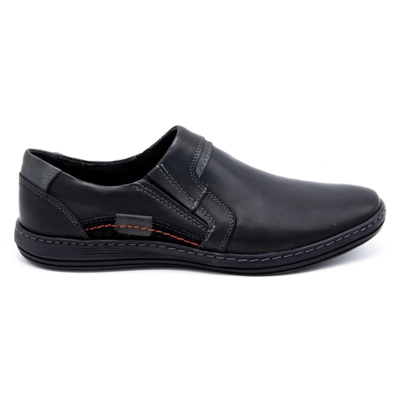 Olivier Men's leather loafers 520 black