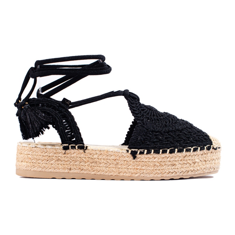 Black platform espadrilles from Shelovet boho