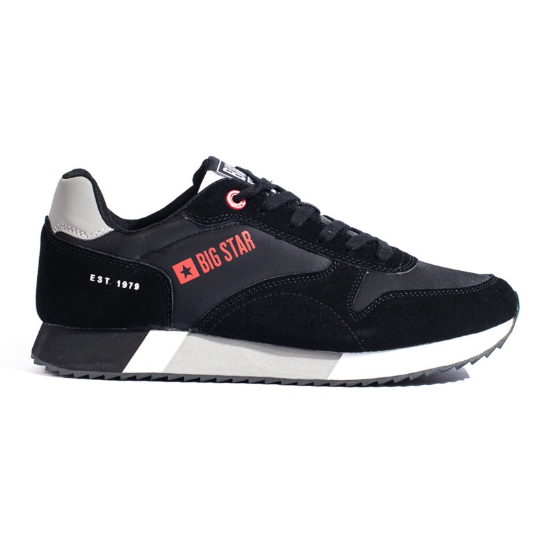 Men's sports shoes black Big Star LL174158 Memory foam Men's sports shoes black Big Star LL174158 Memory foam