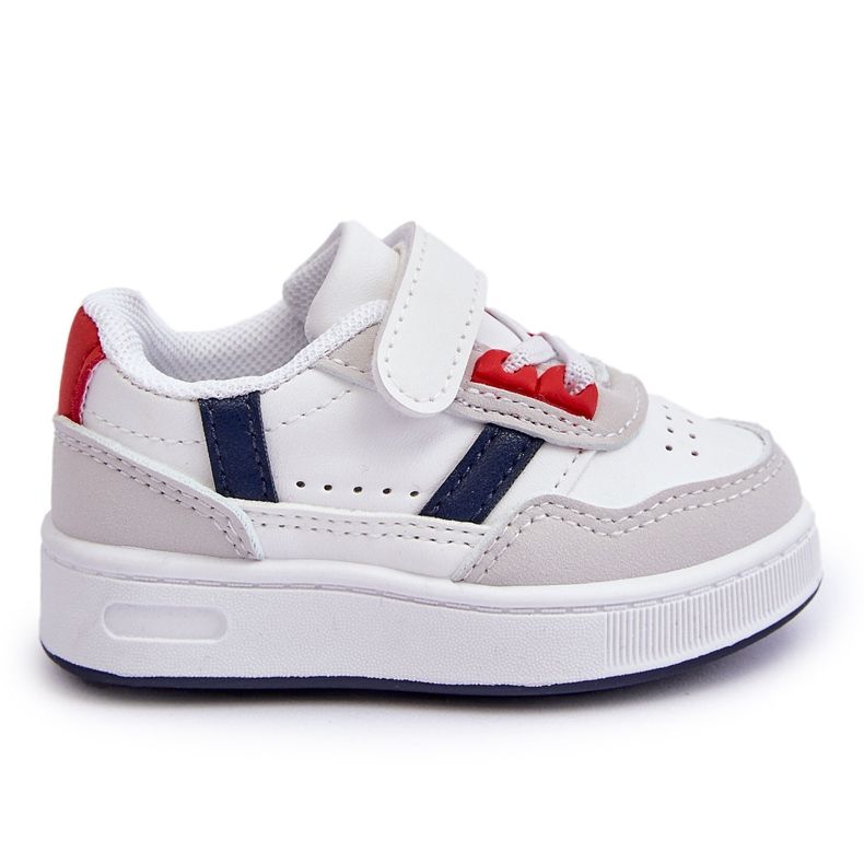 Classic Children's Sport Shoes White and Red Marlin