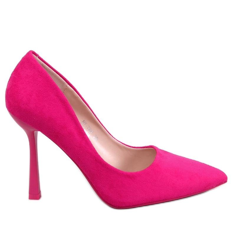 Seastar Women's Camerin Fuchsia suede heels pink