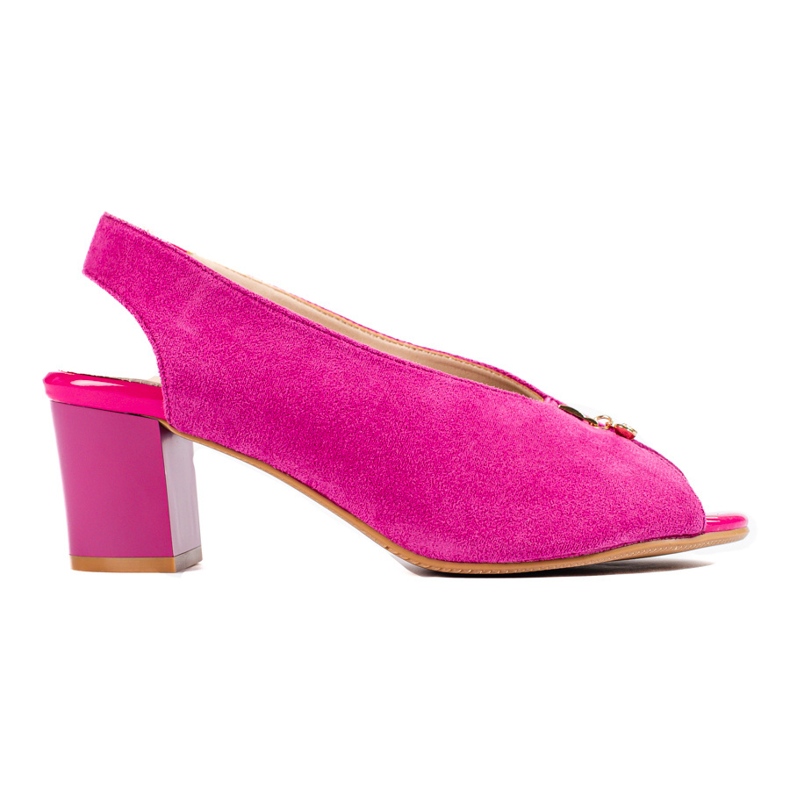 Women's pink Shelovet high heel sandals