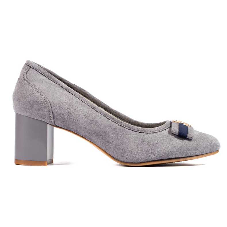 Women's Shelovet gray pumps grey