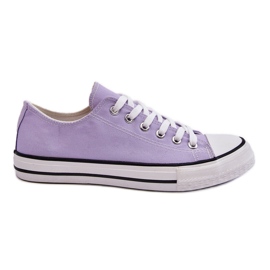 Women's Classic Low Top Sneakers Purple Vegas