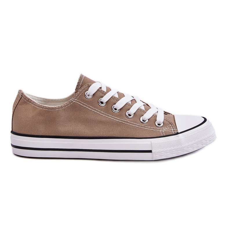 FR1 Women's Classic Low Top Sneakers Beige Vegas