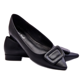 WS1 Classic Ballerinas With Black Rivea Decoration