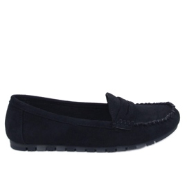 Seastar Anaya Black suede loafers for women Seastar Anaya Black suede loafers for women