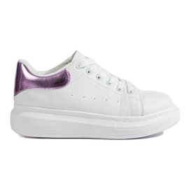 White Shelovet women's sports shoes