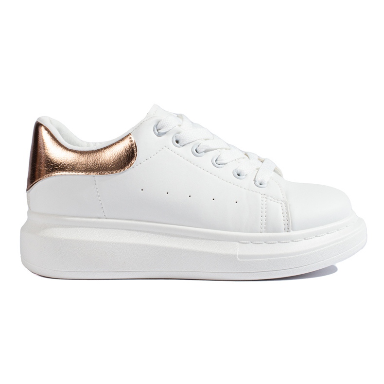 Shelovet women's white sports shoes