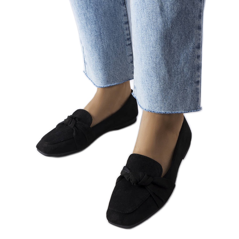 Samika black loafers