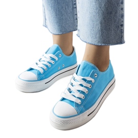 Inna Blue Freestyle platform sneakers