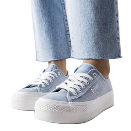 Blue sneakers Lee Cooper LCW-22-31-0891L