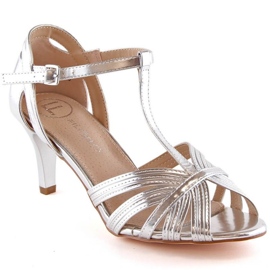 Filippo M DS4301 high heel sandals silver Filippo M DS4301 high heel sandals silver