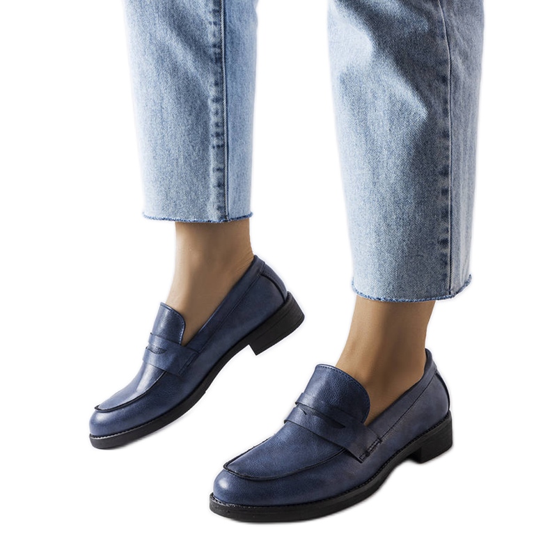 Deich blue loafers