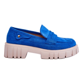 Women's Suede Slip-on Shoes Blue Fiorell Women's Suede Slip-on Shoes Blue Fiorell