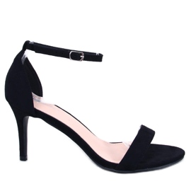 Michelle Black heeled sandals