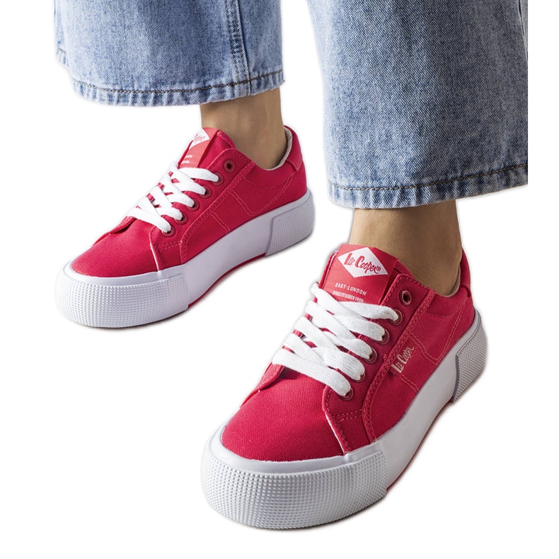 Lee Cooper LCW-20-31-026 pink sneakers