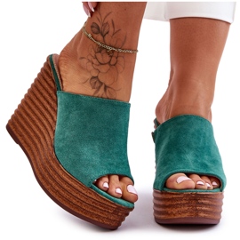 Light Flip Flops On A Massive Platform Green Good Vibe Light Flip Flops On A Massive Platform Green Good Vibe