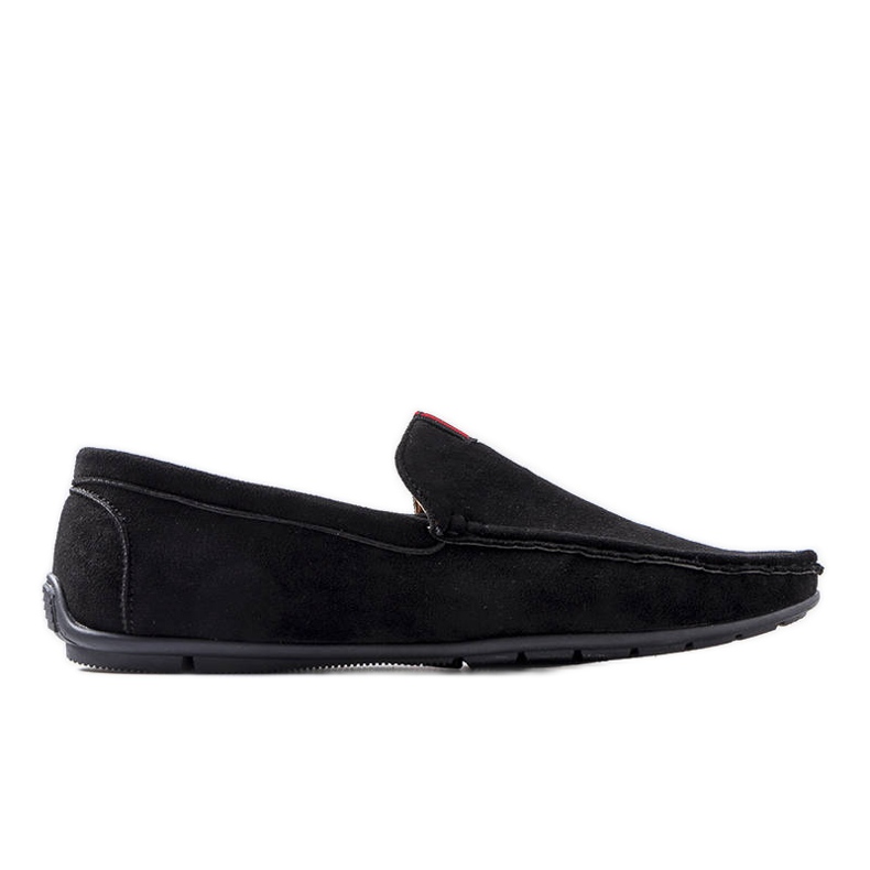 Black men's loafers with Vinceza leather insole Black men's loafers with Vinceza leather insole