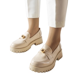 Inna Beige lacquered shoes from Stella