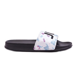 Classic Women's Slides Black Jomix white