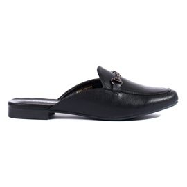 Vinceza women's black slippers Vinceza women's black slippers