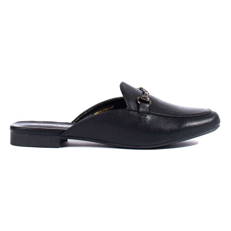 Vinceza women's black slippers