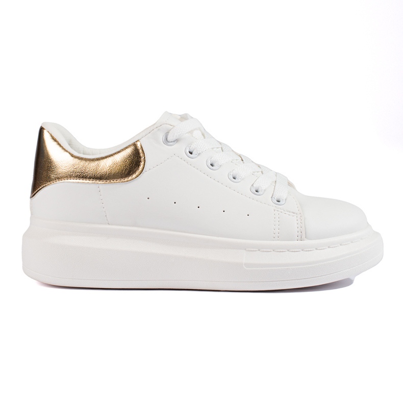 Shelovet women's white sports shoes