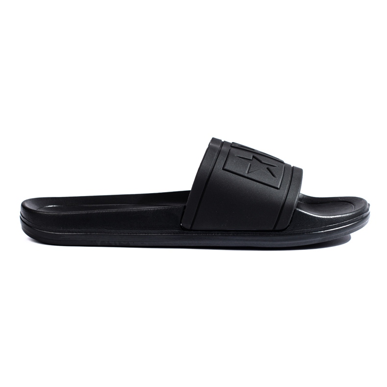 Big Star DD174690 men's black slippers