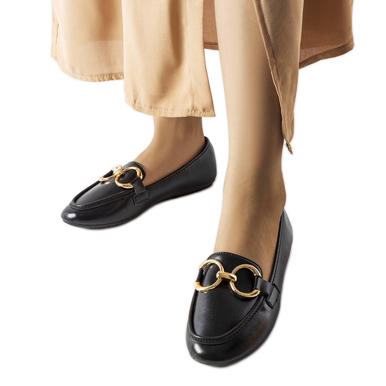 Women's black Couturier loafers Women's black Couturier loafers