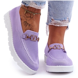 PM1 Alena Women's Slip-On Sneakers With Embellishments Purple violet PM1 Alena Women's Slip-On Sneakers With Embellishments Purple violet
