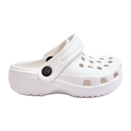 Children's Foam Crocs Sandals White Percy