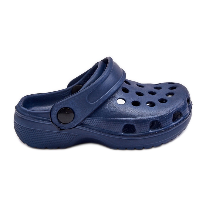 Children's Foam Crocs Sandals Navy Percy blue