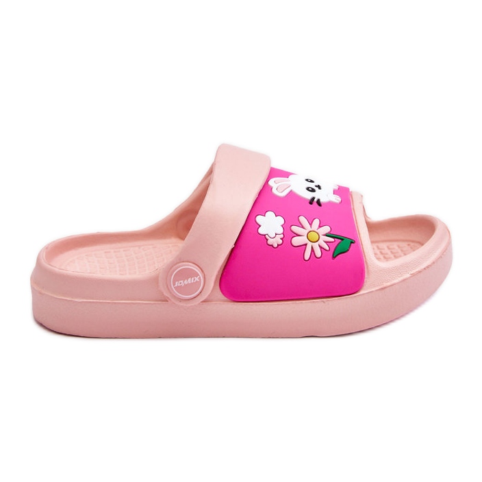 WJ1 Light Children's Sandals With Animal Motif Pink Rico