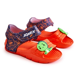 Light Foam Children's Velcro Sandals Orange Asti