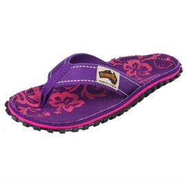 Gumbies Islander Canvas Flip Flops W G-IS-WN-PUHIB purple