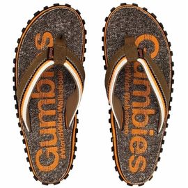 Gumbies Cairns C-CA-UNI-OR flip-flops brown