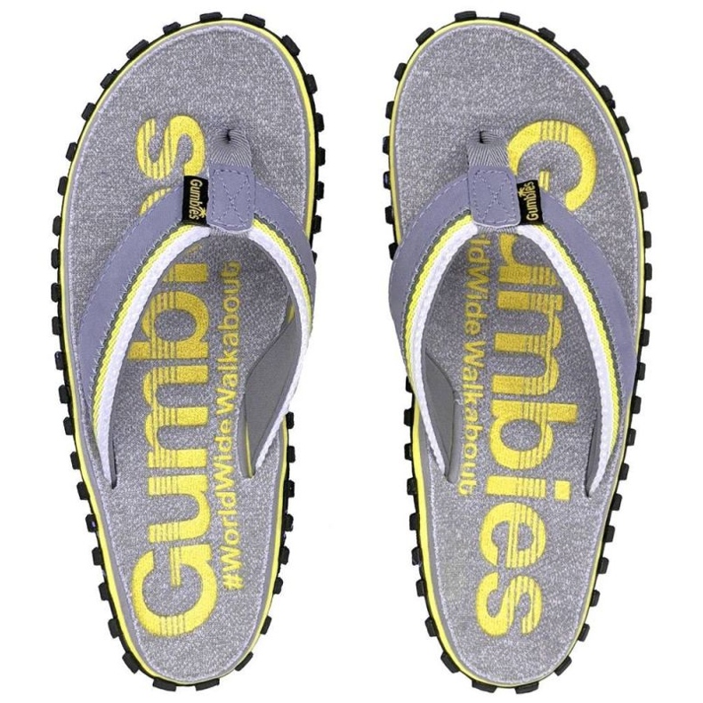 Gumbies Cairns G-CA-UNI-YE flip-flops grey