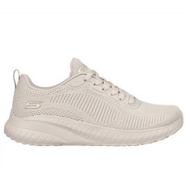 Skechers Memory Foam Bobs Squad Chaos Shoes W 117209 Nude beige Skechers Memory Foam Bobs Squad Chaos Shoes W 117209 Nude beige