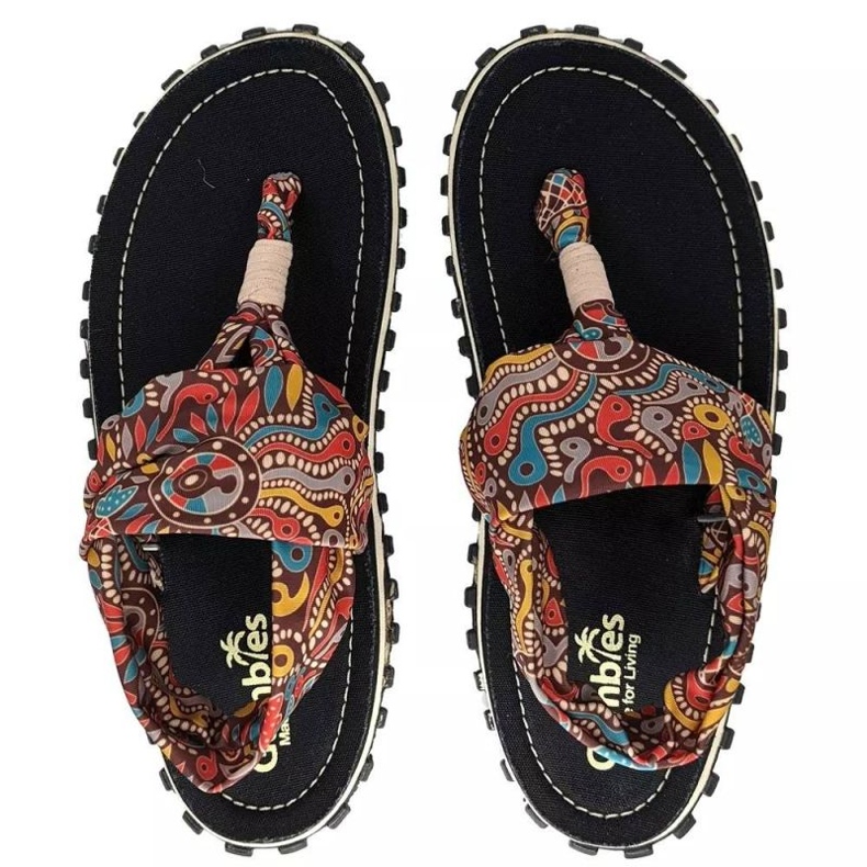 Gumbies Slingback Flip Flops W GU-SASLI094 multicolored