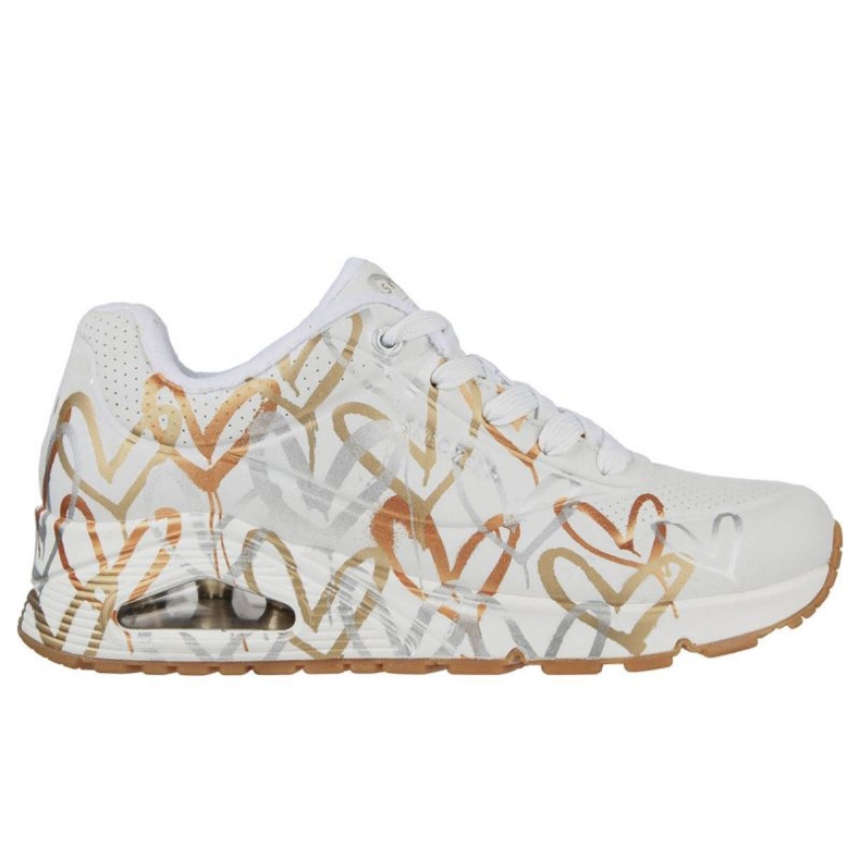 Shoes Skechers Uno Metallic Love W 155523/WTGD white