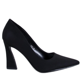 Valli Black heeled pumps