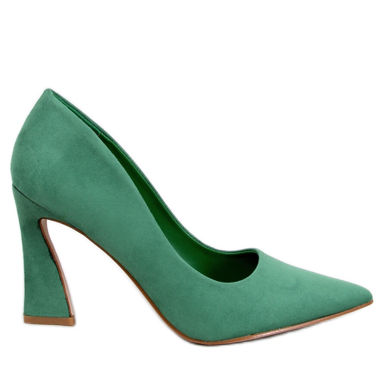 Valli Green heeled pumps