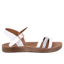 Clyde White women's sandals