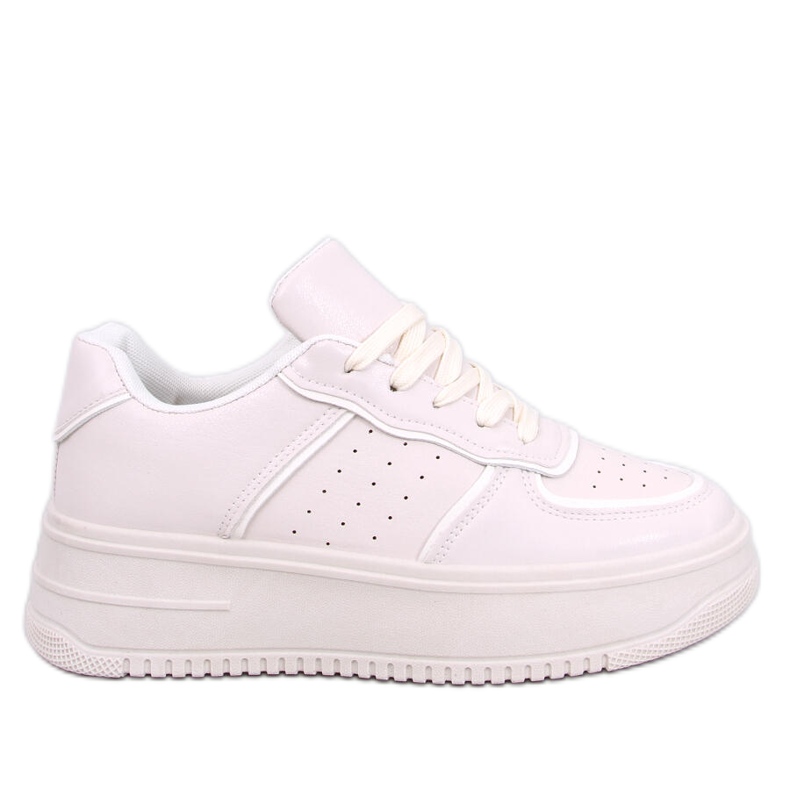 Secada Beige high-soled sneakers