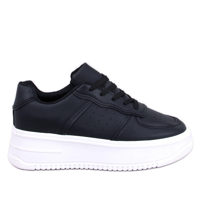Secada Black high-soled sneakers