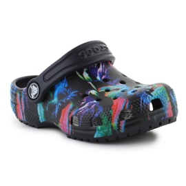 Crocs Classic Dino Clog Jr 208303-4LF slippers black Crocs Classic Dino Clog Jr 208303-4LF slippers black